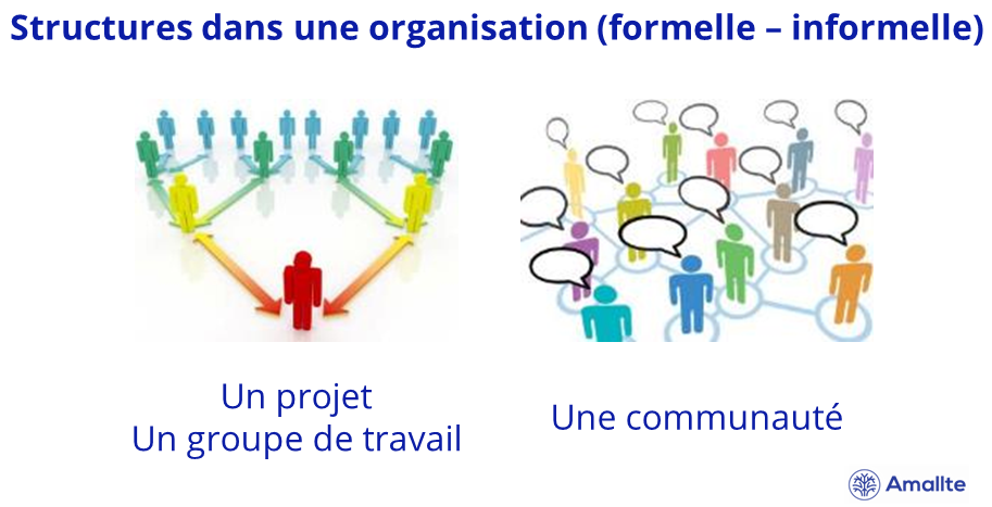 Structures dans une organisation (formelle - informelle)